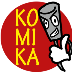 [LINEスタンプ] KATA KOMIKA 