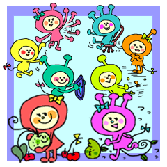 [LINEスタンプ] Space people5
