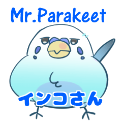 [LINEスタンプ] 英語でネットスランガー インコさんの画像（メイン）