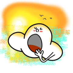 [LINEスタンプ] Lonely Cloud 