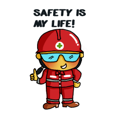 [LINEスタンプ] Safety is my Life
