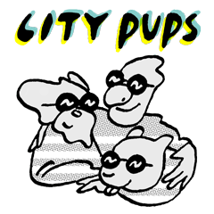 [LINEスタンプ] CITY PUPS