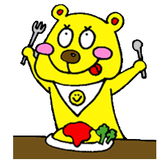 [LINEスタンプ] でべそなクマ君