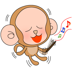 [LINEスタンプ] 森のお猿さん fetchpriority=high