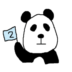 [LINEスタンプ] とてもかわいいパンダ2