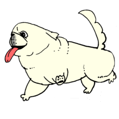 [LINEスタンプ] 全力ペキニーズ