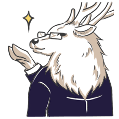 [LINEスタンプ] Mr.Lu Deer's life