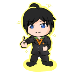 [LINEスタンプ] Young Man Millionaire fetchpriority=high