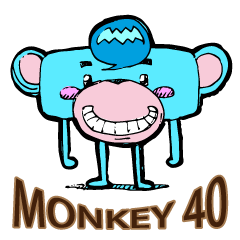 [LINEスタンプ] monkey 40