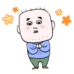 [LINEスタンプ] スクエアおとうさん