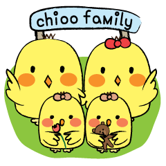 [LINEスタンプ] Chioo Family 