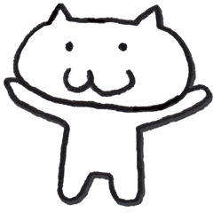 [LINEスタンプ] 素直なネコ 