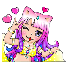 [LINEスタンプ] Crazy Belly Dancers