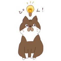 [LINEスタンプ] ネコのもみさん