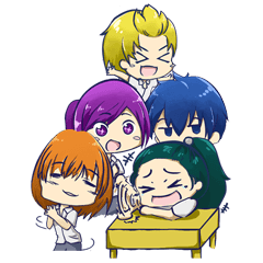 [LINEスタンプ] Noisy Class 1B 