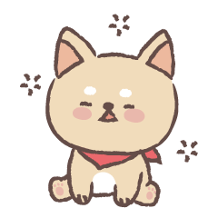 [LINEスタンプ] Baby shiba 'Bubu'