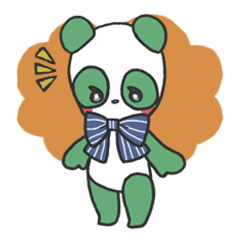 [LINEスタンプ] 女子力パンダ 
