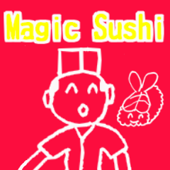 [LINEスタンプ] 魔法の寿司