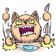 [LINEスタンプ] Angry Meow
