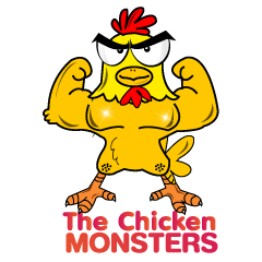 [LINEスタンプ] The Chicken MONSTERS 
