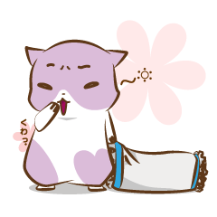 [LINEスタンプ] ももはむ