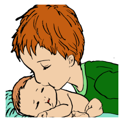 [LINEスタンプ] ほのぼのfamilyの画像（メイン）