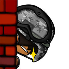 [LINEスタンプ] ArmyMoe 