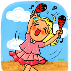[LINEスタンプ] LaLar at the Sea