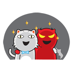 [LINEスタンプ] PAULA RED DEMON V1