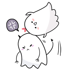 [LINEスタンプ] ghost brothers kiki ＆ momo