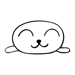 [LINEスタンプ] アザラシのねづくん1