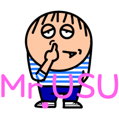 [LINEスタンプ] Mr.USU