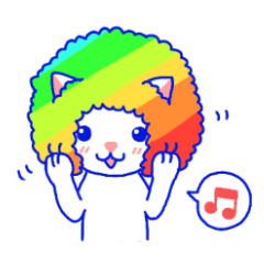 [LINEスタンプ] 白猫のピーコ