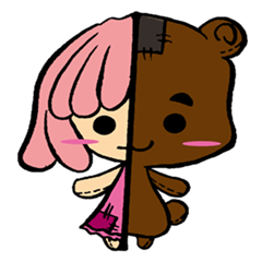 [LINEスタンプ] Patch doll Rumi's little things of daily