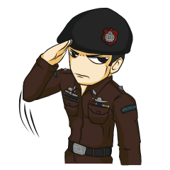 [LINEスタンプ] Special Branch D3 Police