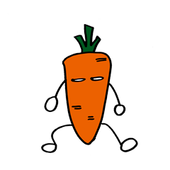 [LINEスタンプ] carrot happy