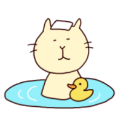 [LINEスタンプ] シンプルで頼もしい猫