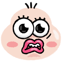 [LINEスタンプ] Binki - In Yo Face！