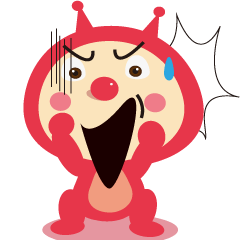 [LINEスタンプ] Ladybug pretend wizard