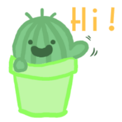 [LINEスタンプ] little cactus's diary