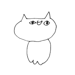 [LINEスタンプ] ネコなのかわからんミュウ