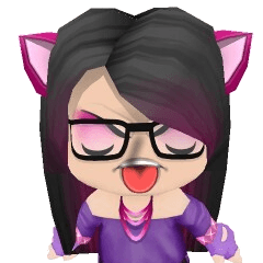 [LINEスタンプ] Kitten In Purple