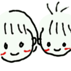 [LINEスタンプ] 娘と息子