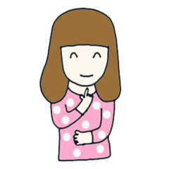 [LINEスタンプ] Bella - the optimistic girl