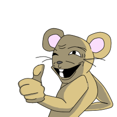 [LINEスタンプ] いけぬマウス