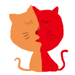 [LINEスタンプ] kissing