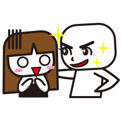 [LINEスタンプ] Cubey's Hong Kong Cantonese Love Season