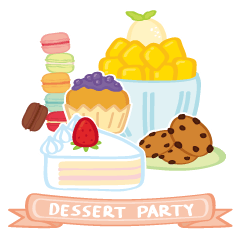 [LINEスタンプ] Dessert Party