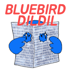 [LINEスタンプ] 青い鳥 Dildil