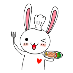 [LINEスタンプ] Rabby : Chef